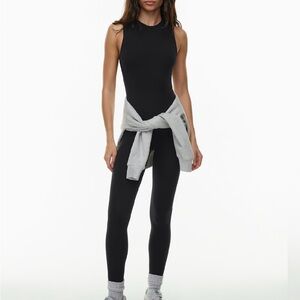 Aritzia butter golden muscle Sleeveless Jumpsuit black